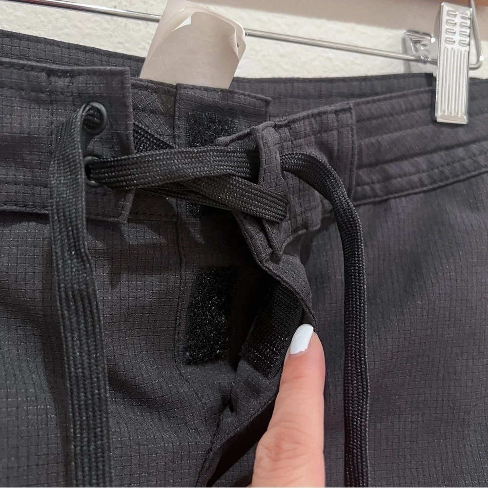 Prana Ebelie Short Hybrid Solid Black Breathable Athletic Size S
